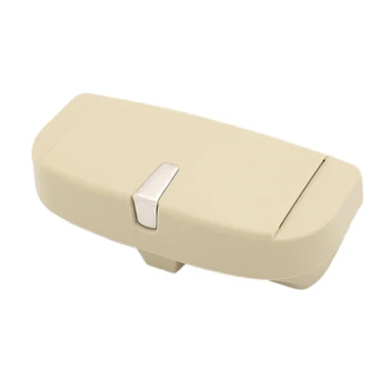 

Car Visor Glasses Clip Multi-Function Compartment Car Storage Car Accessories Sunglasses Frame Car Interior Accessories Beige