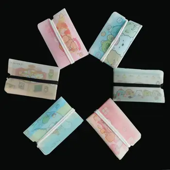 

Mini Portable Cute Cartoon Face Mask Holder Cover Bags Protective Case Protection Plastic Sheet Washable Mask Holder Bag