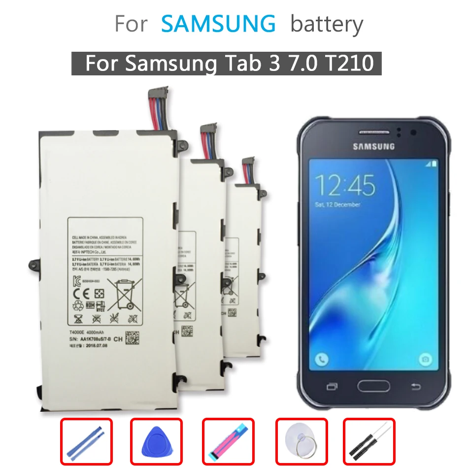 Бесплатные инструменты батарея для SAMSUNG T4000E 4000 мАч Samsung Galaxy Tab 3 Tab3 7 0 T210 T211 T2105 T217a