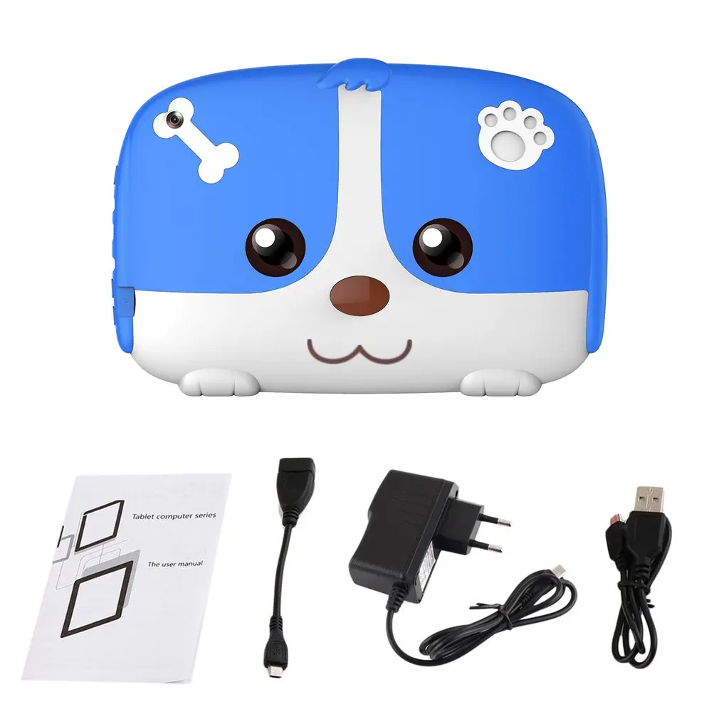 

7 Inch LCD Backlight Children Tablet PC 1GB RAM+8GB ROM Professional Learning Education Tablet Computer for Android 6.0