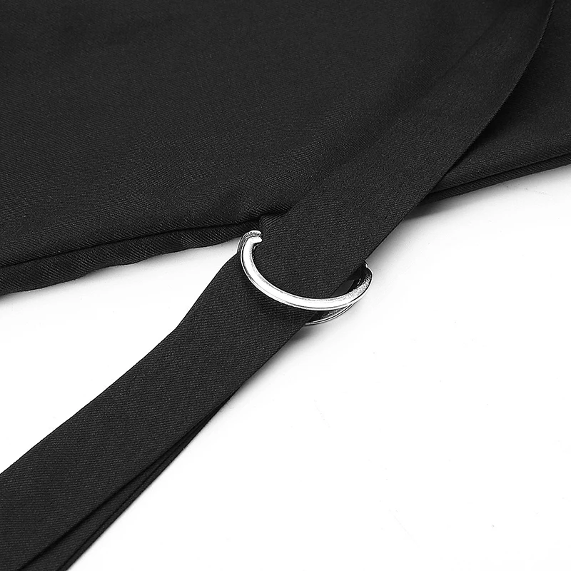 HEYounGIRL Harajuku Elegant Black Suit Pants Women High Waist Long Trousers Ladies Casual Straight Sweatpants with Strips Summer