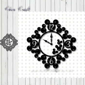 

Wall clock at ten o'clock Metal Cutting Dies Stencils Die Cut for DIY Scrapbooking Album Paper Card Embossing 2019 NEW
