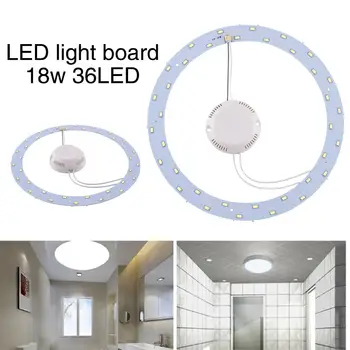

18W 36 SMD LED Panel Circle Annular Home Practical Ceiling Light Pure White