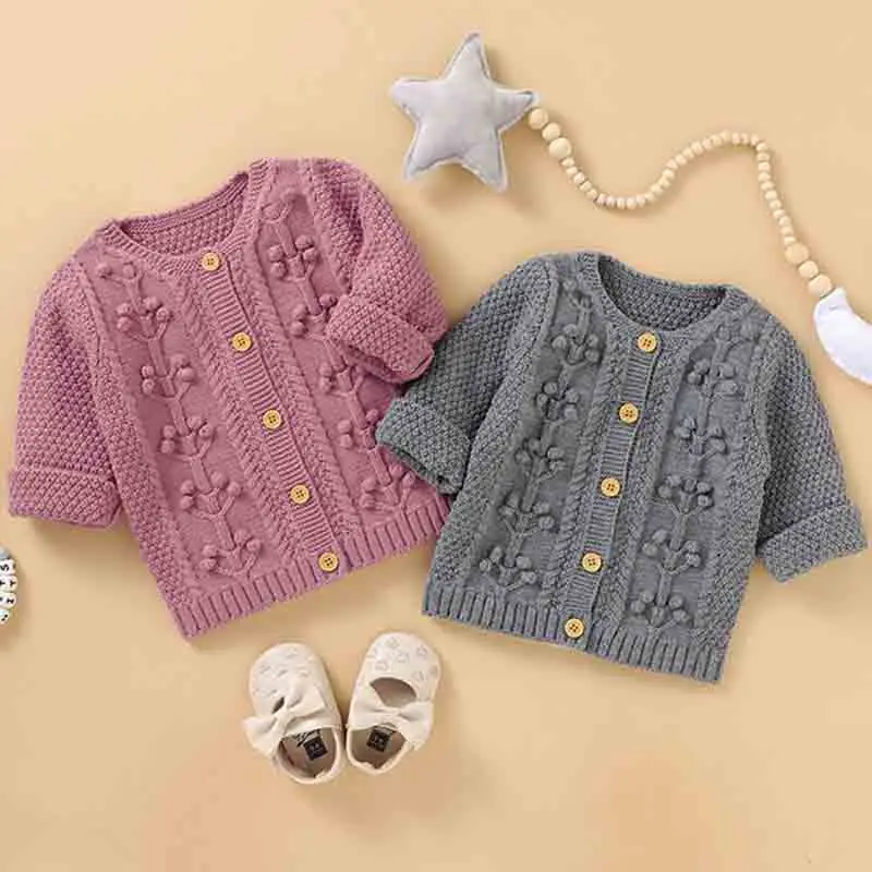 bebê camisola do bebê meninos meninas camisolas cardigans outono criança mangas compridas malhas jaquetas inverno roupas de malha topos