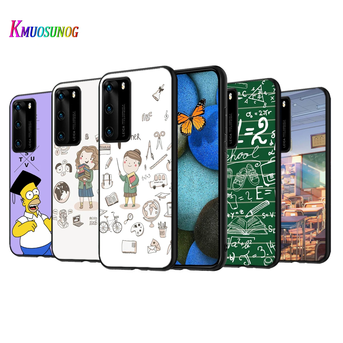 Силиконовый чехол для Huawei P50 P40 P30 P20 Pro P10 P9 F8 Lite E Plus 2016 | Мобильные телефоны и