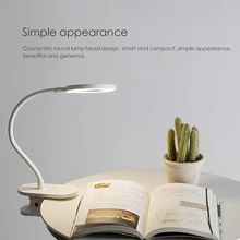 Yeelight Clip-on Table Lamp Cordless Led Desk Lamp Portable Touching Control 3 Brightness Level Eye Protect Light For Xiaomi