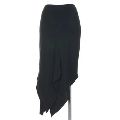 Black skirt Новинка, сексуальное платье для латинских танцев, сальсы, Танго, румбы, ча-ча, бальных танцев, юбка, черный, красный, синий, одежда для латинских танцев для девочек, женская одежда - Цвет: Black skirt