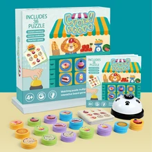 Ensemble de Puzzles 3D, jouet en bois pour enfants, bricolage, jouet d'apprentissage éducatif créatif, camion alimentaire, nouvelle collection 2021