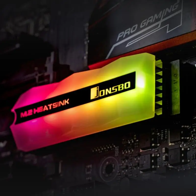 Jonsbo M.2 радиатор SSD 5V 3Pin твердотельного жесткого диска 2 великолепный освещения