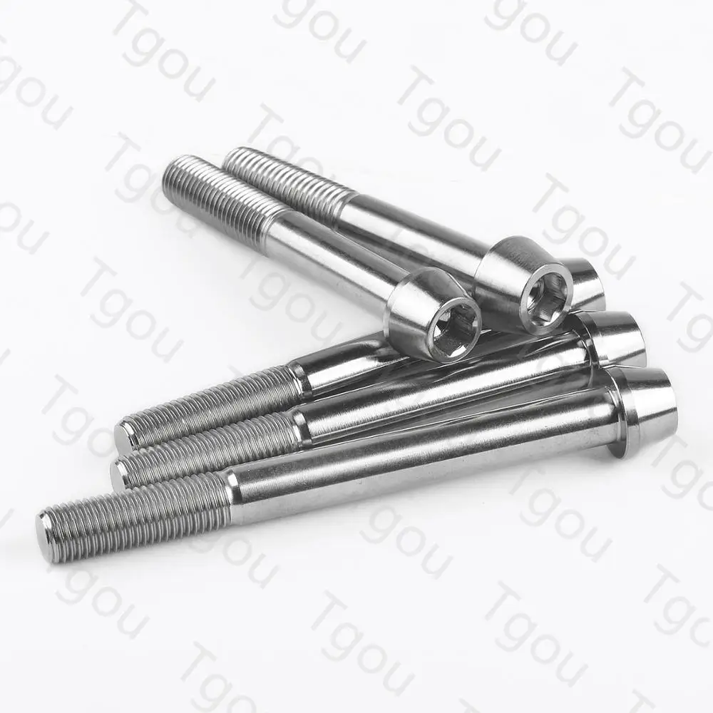 Титановый болт Tgou M10x70/80/85/100 мм винты с шестигранной головкой для тормозного