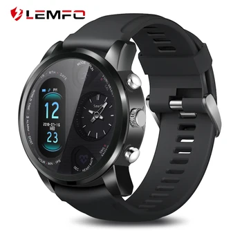 

LEMFO Dual Display Smart Watch Men IP67 Waterproof Heart Rate Blood Pressure Message Push Smartwatch Women Standby 15 Days