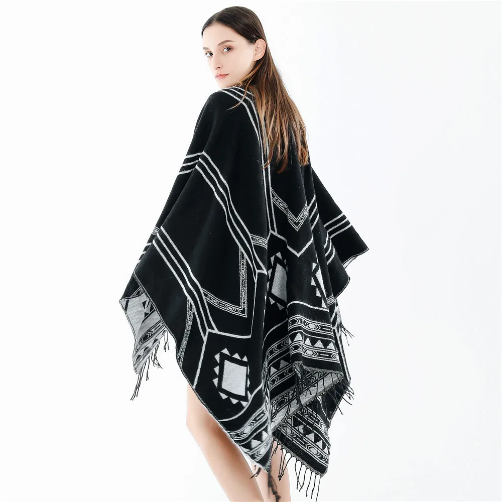 Новая мода осень и зима европейский и американский ветер тепло высокого класса имитация кашемира шарф шаль