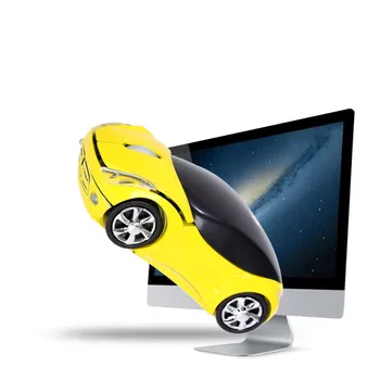 

For Tablet Laptop Computer Car Shape Wireless Optical Mouse May30 Fashion 2.4Ghz 1200Dpi Usb Scroll Mice#P1