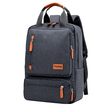

Men's Backpack Casual Business Notebook Backpack Light Laptop Bag Anti Theft Backpack Travel Rucksack Dark Grey