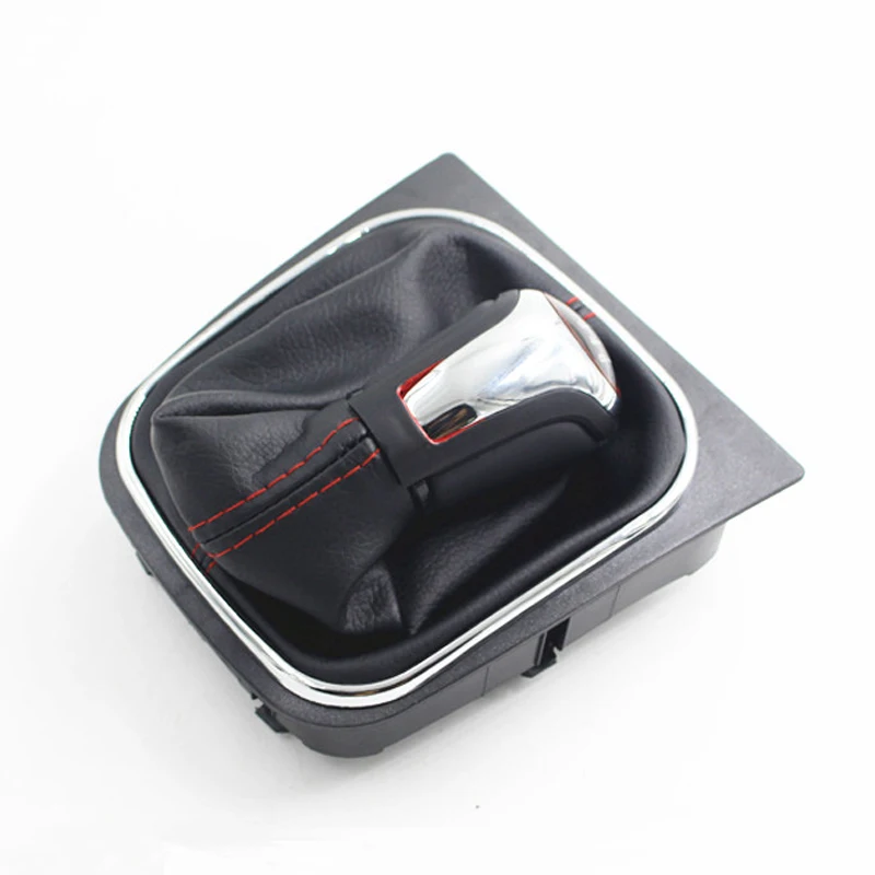 Car Stick For VW Volkswagen Golf 6 MK5 MK6 Gear 5 speed 6 Speed Leather Shift Knob Leather