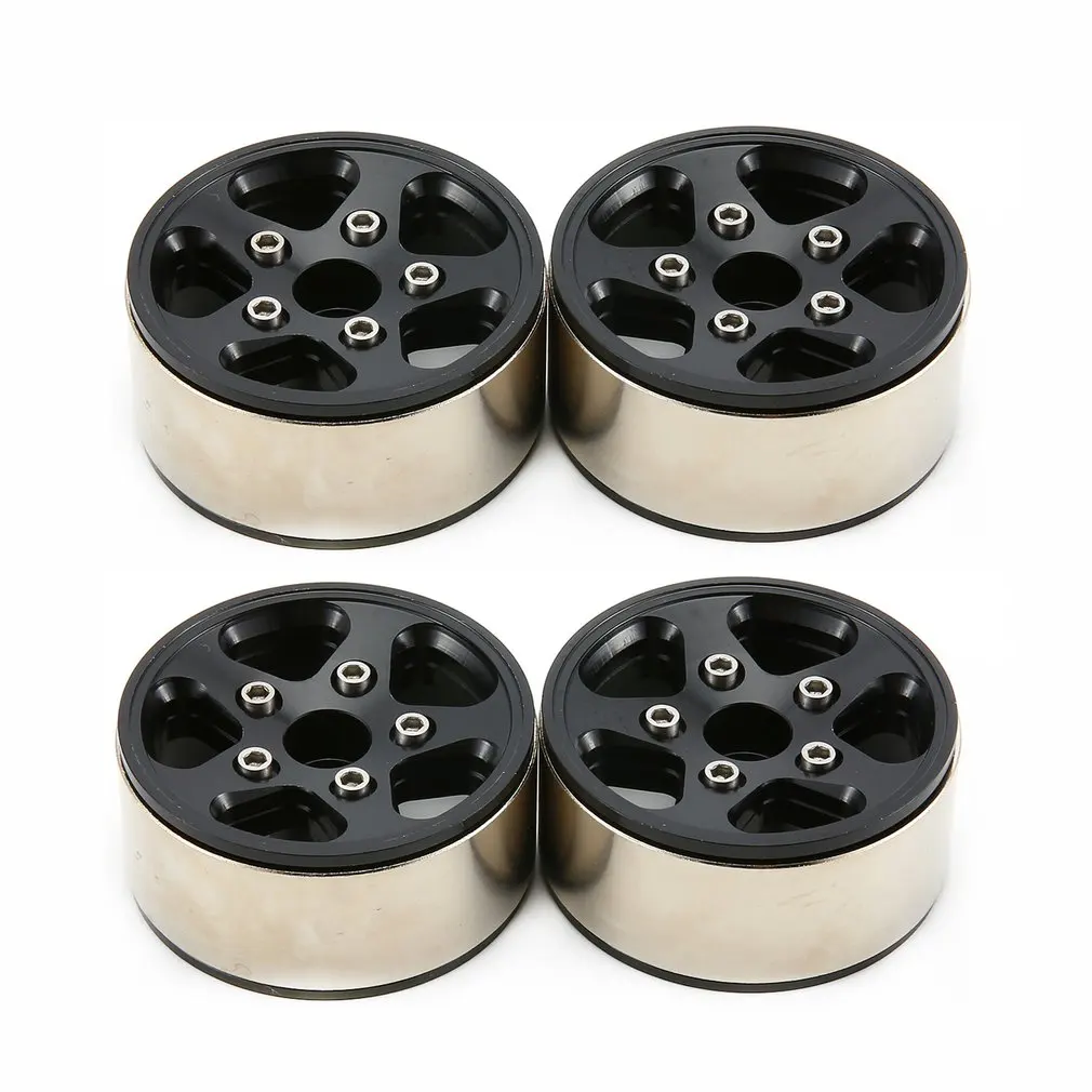 

1Pair/2Pairs Alloy 1.9 CNC Beadlock Wheels Rims CJGLG0014 for 1/10 RC Crawler Axial SCX10 SCX10 II 90046 Traxxas TRX4 D90