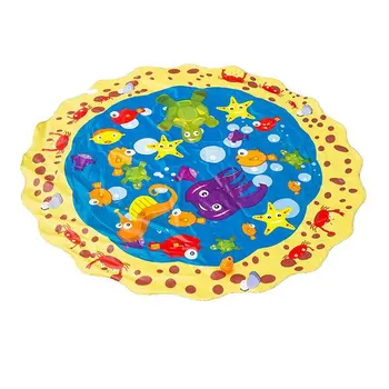 

Outdoor Children Play Water Mat Watering cushion for children lawn game Beach Pad Inflatable Spray Water Cushion Toys