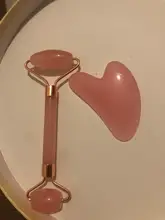 Placa Rosa Guasha para masaje Facial, rodillo masajeador para adelgazamiento Facial, cuerpo relajante, resina, raspador de acupuntura para el cuidado de los ojos