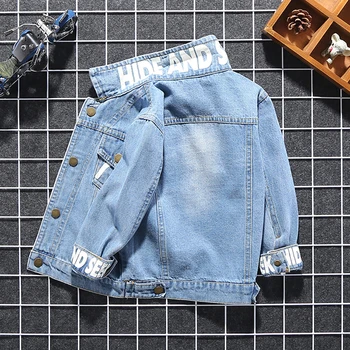 

Cartoon Denim Jacket For Boys Girls Denim Coats New fashion Children's Spring Autumn coat kids jacket baby coat girl's jacket