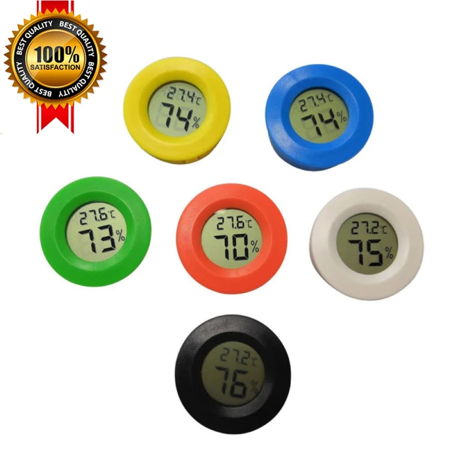 1pc Mini Digital Temperature Humidity Meter For Home Use