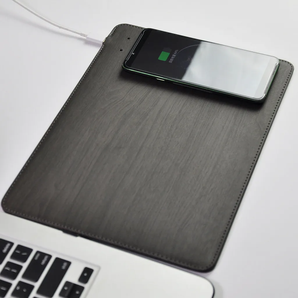 10 Вт беспроводной зарядный USB Коврик для мыши, беспроводное зарядное устройство для мобильного телефона, игровой коврик для мыши, коврик для клавиатуры, Настольный коврик для игры z0725