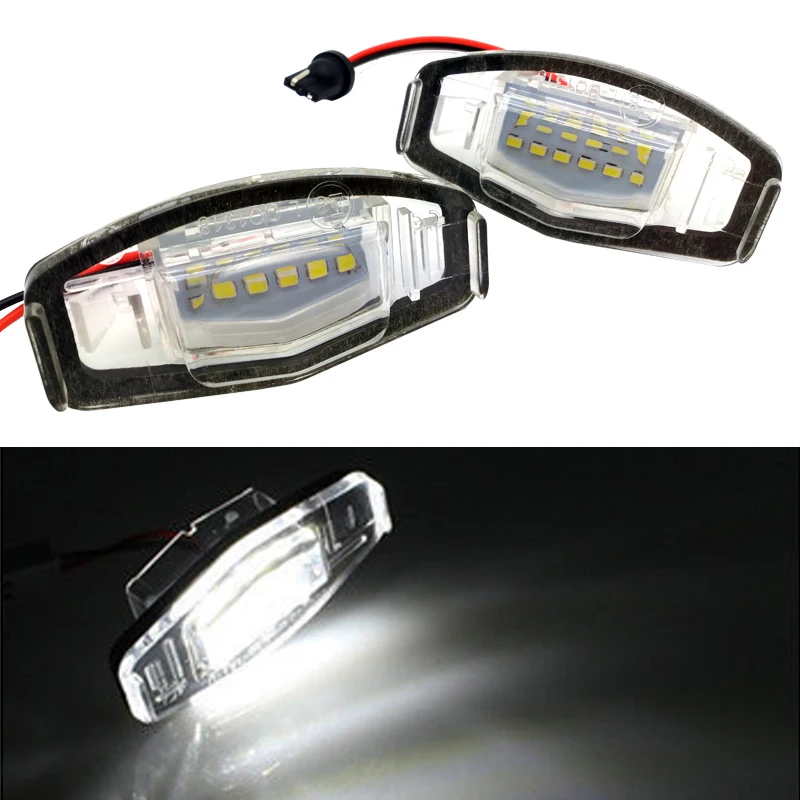 2 Pcs Car License Plate Lamp Led Light For Honda Civic Sedan or Hatchback Pilot Accord Odyssey | Автомобили и мотоциклы