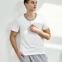 youpin Модный хлопковый модальный домашний комплект с шортами с короткими рукавами дышащие удобные пижамы Гладкий для мужчин лето