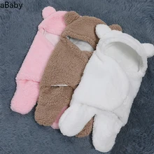Sac de couchage pour bébé de 0 à 6 mois, enveloppe pour nouveau né, couverture d'emmaillotage d'hiver, jolis sacs de couchage, literie solide pour bébé