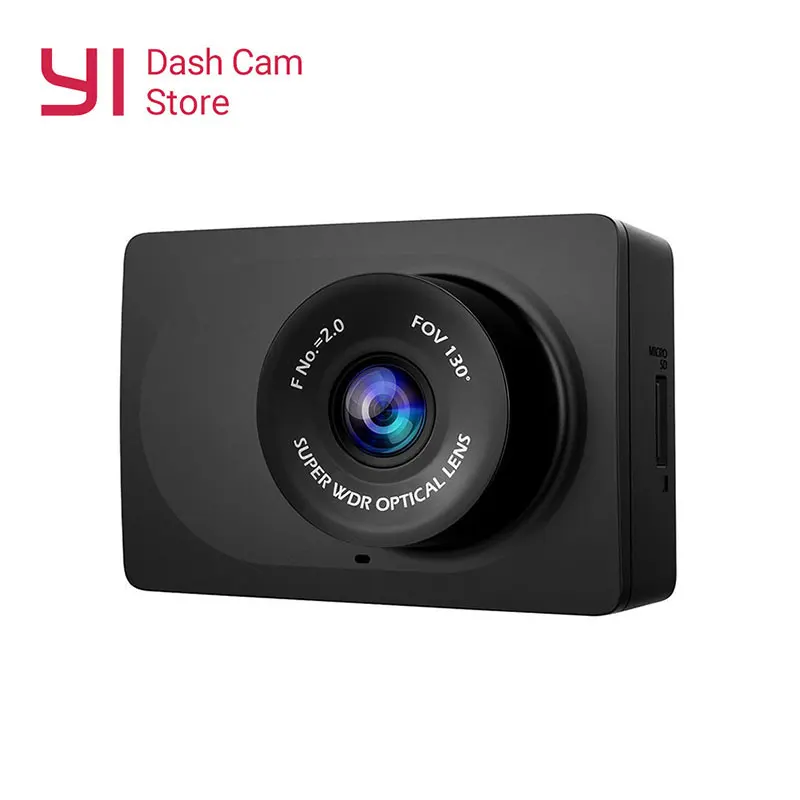 Автомобильный видеорегистратор YI Compact Dash Camera 1080P FHD Wi Fi Разрешение 2.7K Широкий угол