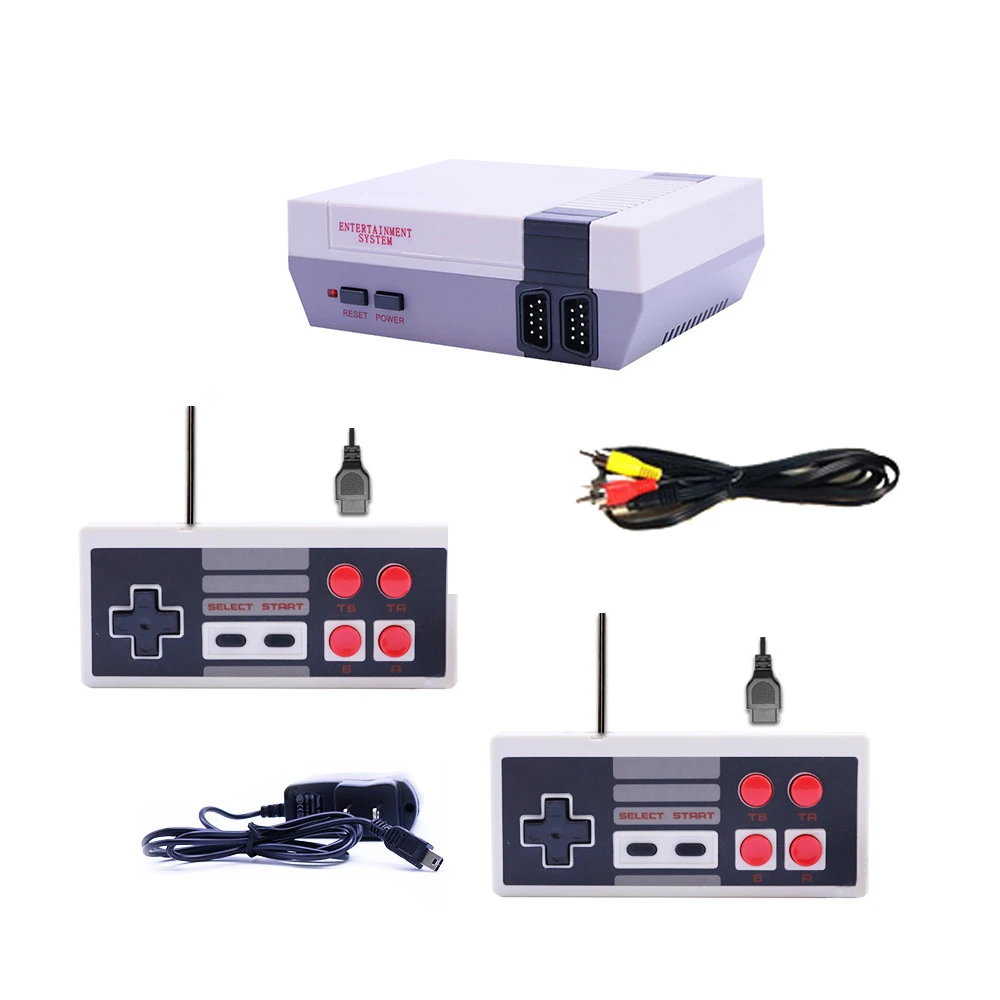 2020 Mini TV Handheld Family Recreation Video Game Console AV Output Retro Built-in 620 Classic Games Dual Gamepad Gaming Player