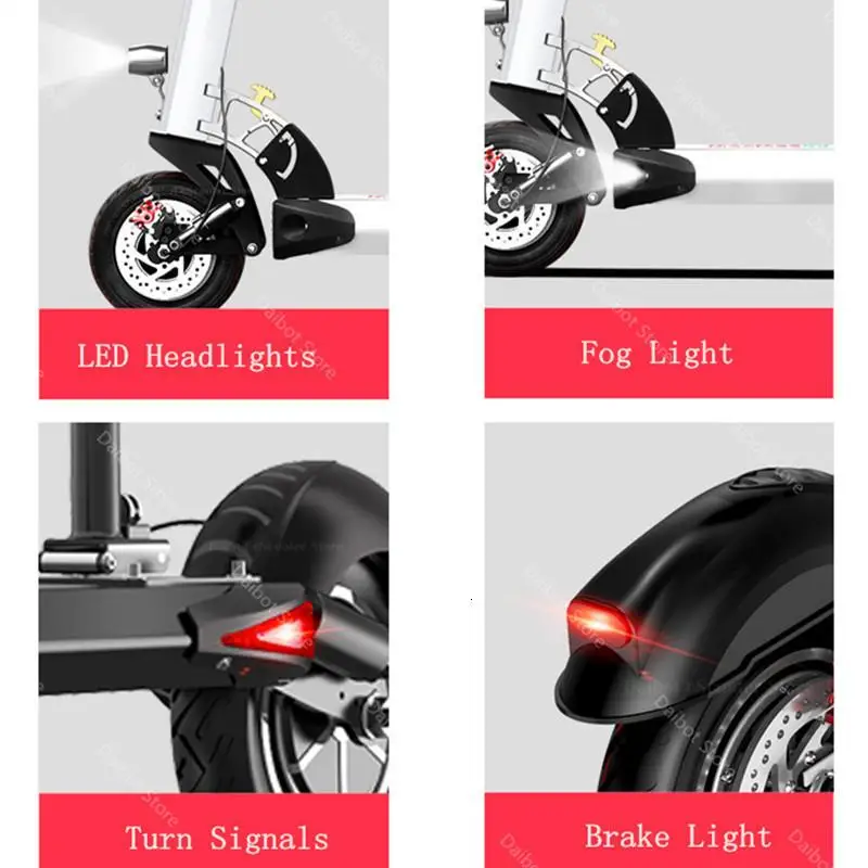 Powerful Electric Scooter 2400W 60V Two Wheel Electric Scooters Dual Drive High Speed 70KMH Foldable Kick Scooter Adult (41)