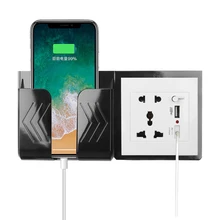 

2.1A Dual USB Wall Charger Socket Adapter Universal Socket Panel Wite Switch For Home