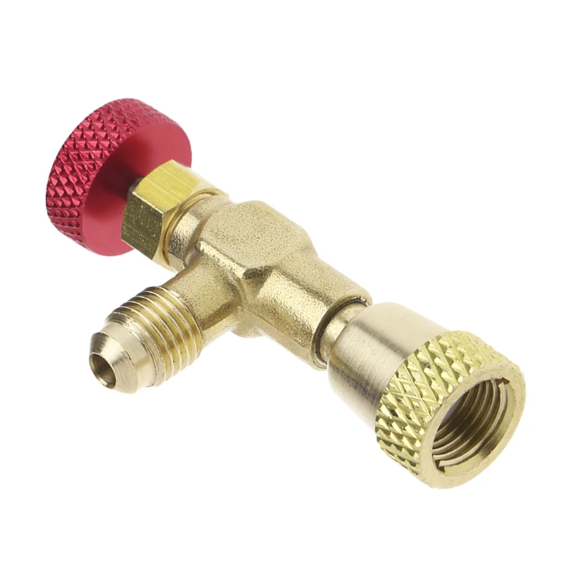 

1PC R410 90 degree Degree Refrigeration Adapter Connector Gauges Hose Refrigerant 94PC