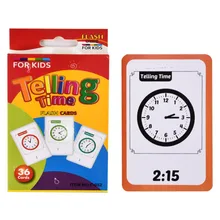 Relógio de tempo número alfabeto cartão de aprendizagem dizendo tempo cartões flash crianças adiantadas pré-escolar matemática inglês brinquedos educativos