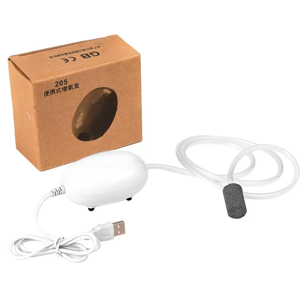 10000mAh Outdoor Portable Oxygen Pump USB Powered Air Pump Oxygen Pump White Fishing Box Accessories Fishing Aerator