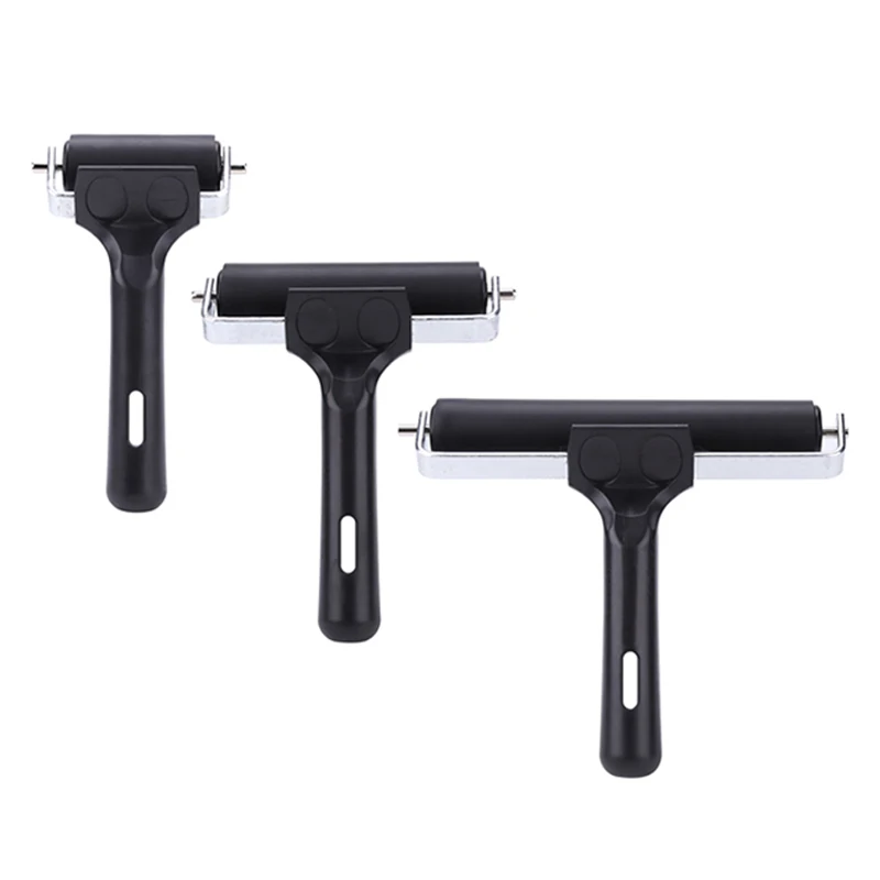 6 سنتيمتر/10 سنتيمتر/15 سنتيمتر المهنية المطاط الأسطوانة براير طلاء حبر الطباعة الأسطوانة الفن ختم أداة اليد بكرات الطلاء