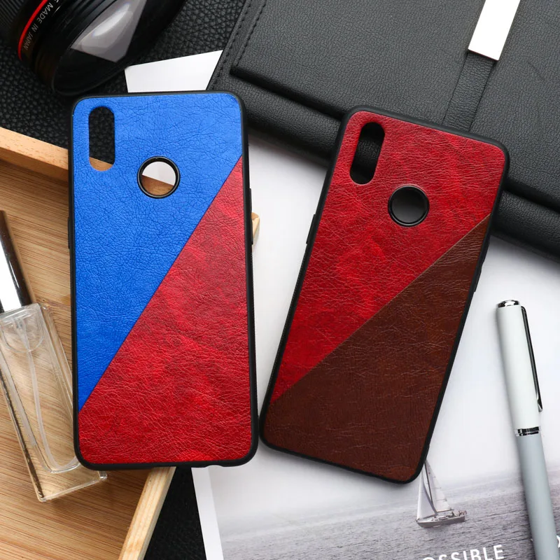 

Case for OPPO Reno 10X Zoom F11 Pro 2Z Z Case Luxury Leather Phone Silicone Cover On Realme XT 5 3 Pro X C2 Covers Bumper Funda