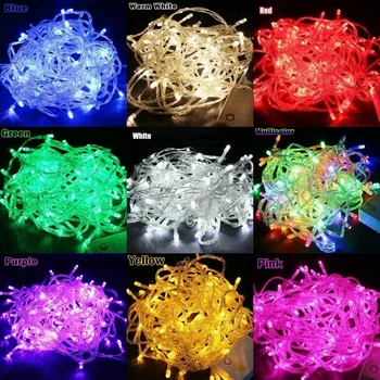 

100 LED 10M Christmas Tree Fairy String Party Lights Xmax Waterproof Color Lamp