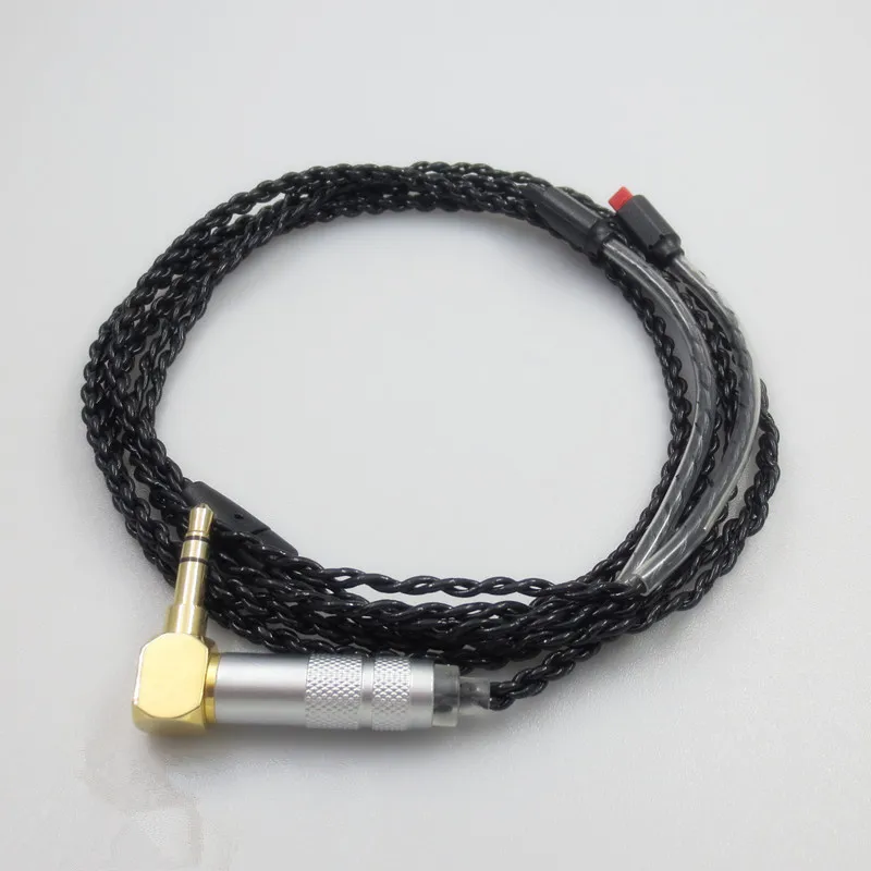 Replacement Audio Cable For Audio Technica ATH im50 im70 03 im04 Headphones Silver Plated Cord Wire 23 AugT2