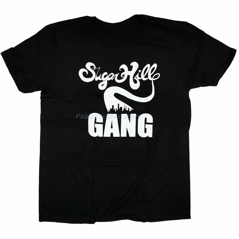 Sugarhill банда Футболка-рэпперы восторг Тур 79 100 хип-хоп рэп Высокое качество