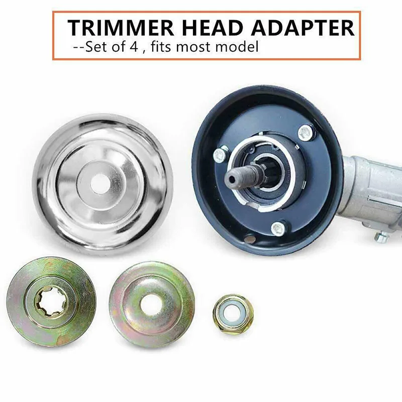 

4 Pcs Outdoor Trimmer Head Adaptor Kit Protective Cover Repairing Accessories DC156