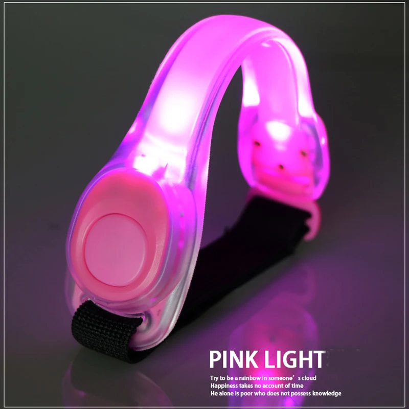 

LED Luminous Colorful Armband Riding Safety Signal Light Wristband Reflective Outdoor Sports Arm Band Shining Glow In The Dark