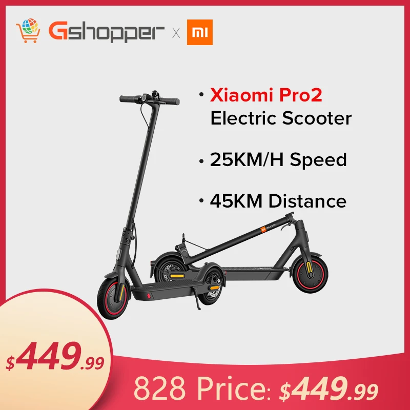Xiaomi Mi электрический скутер Pro 2 оригинал Mijia складной электрический Mi легкий скейтборд 25 км/ч 45 км Расстояние ABS 12800 мАч|Электрические скутеры|   | АлиЭкспресс