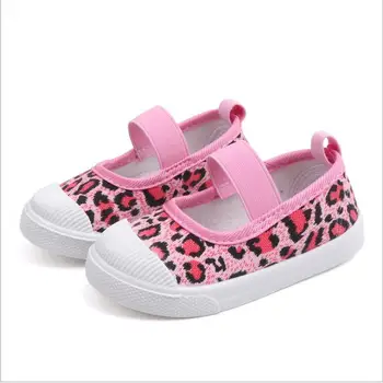 

Spring Children Canvas Casual Shoes Kids Lovely Bow Flat Heels Shoes Girls Princess Solid Color Sneakers