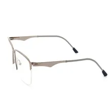 Прогрессивные очки с мультифокальными линзами, Ретро стиль, унисекс, модные полуободки, оправа из нержавеющей стали, Анти-усталость, очки для чтения