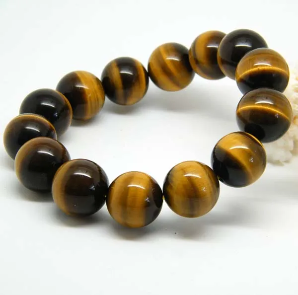 8mm Natural Stone Buddha Bracelet Brown Tiger Eyes Beads Bracelet for Men Women Healing Bracelets Jewelry - Image 5