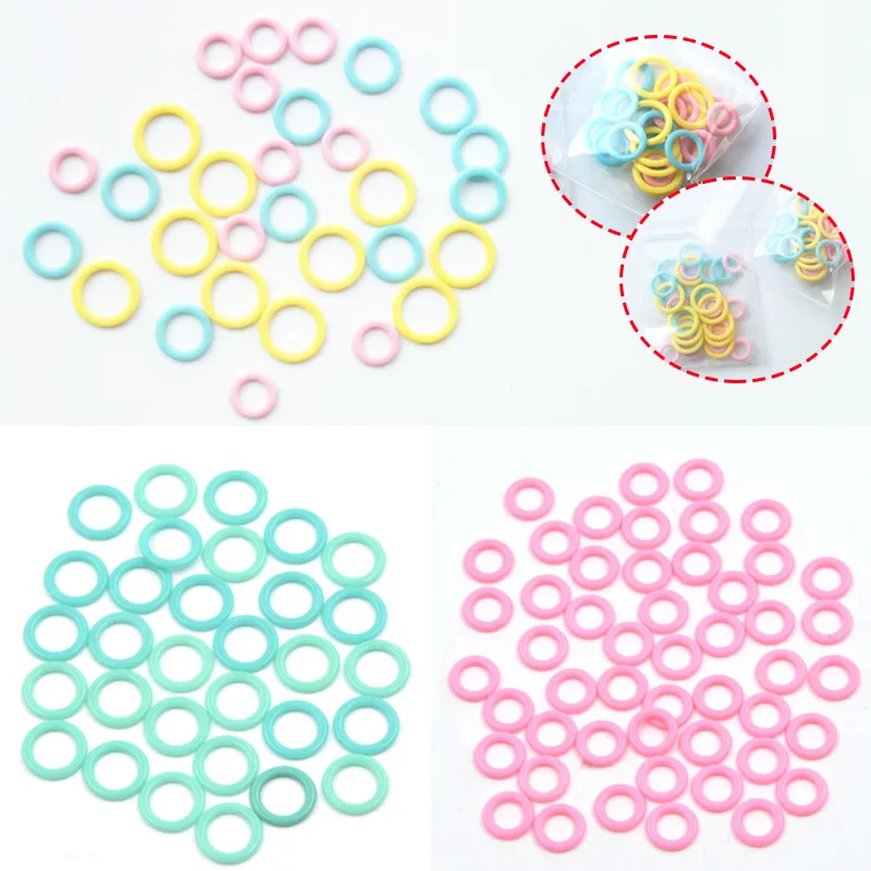 30pcs/Pack DIY Round Marking Circles Craft Tool Knitting Marker Crochet Stitch Ring Sewing Accessories | Дом и сад