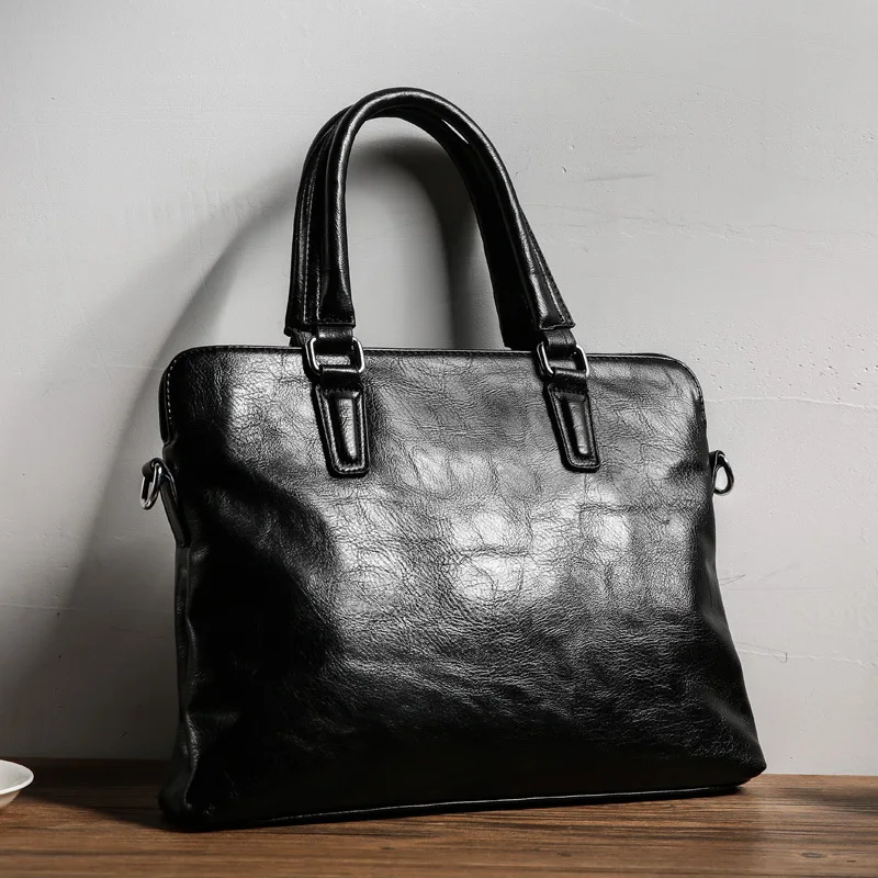 

Men Briefcases Leather Bags Men Briefcase Handbags Office Bags For Men's Bag Leather Laptop Bag Business Briefcases
