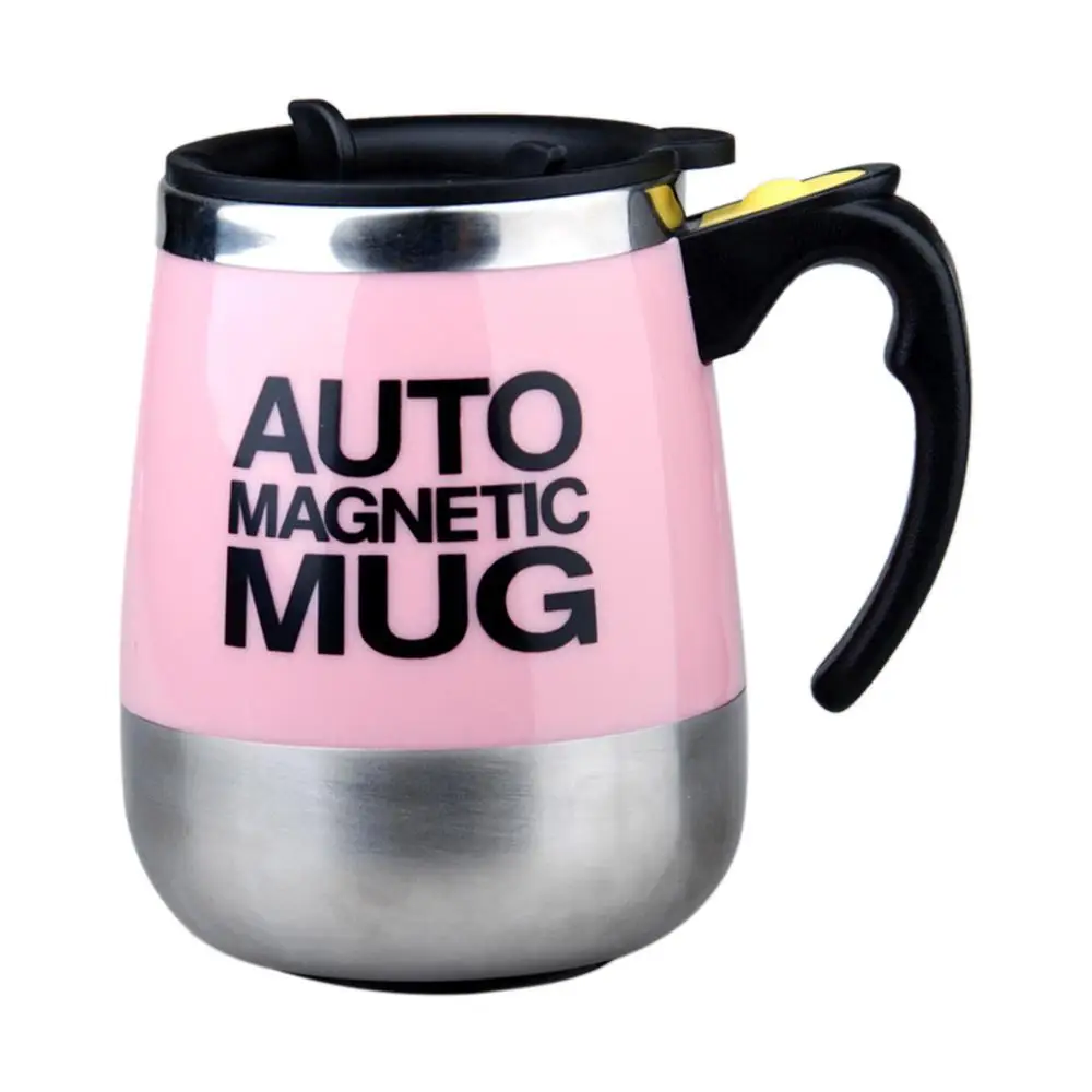 F Помешивающая кофейная кружка ленивая электрическая нержавеющая сталь самосмешивающаяся чашка Магнитная автоматическая электрическая ленивая самоперемешивающаяся кружка чашка кружка - Цвет: F