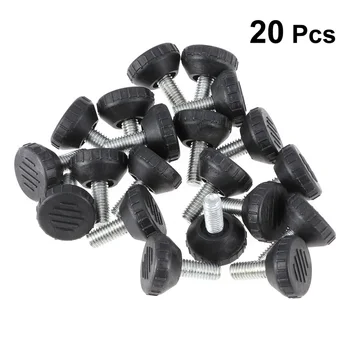 

20PCS Leveling Foot Unique Adjustable Practical Iron Foot Cup Sofa Leg Leveling Foot for Chair Home Furniture Table